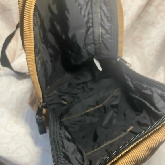 Vintage JanSport Half Pint Tan Corduroy Backpack - Picture 9 of 11